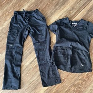 Greys anatomy black scrubs